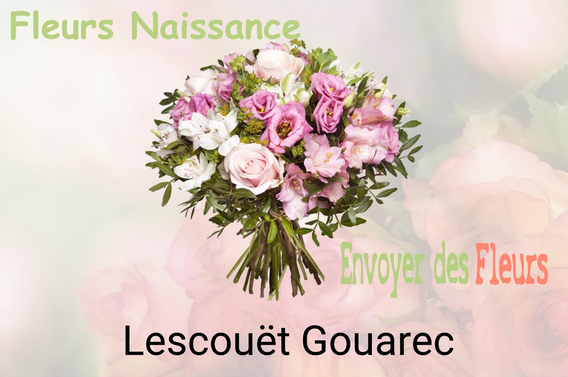Bouquet de fleurs de naissance livré à Lescouët-Gouarec